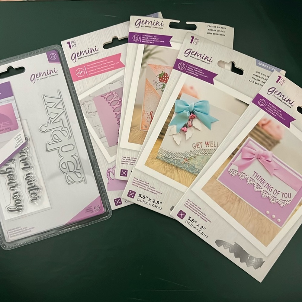 Gemini Scrapbooking & Card Dies Set of 5